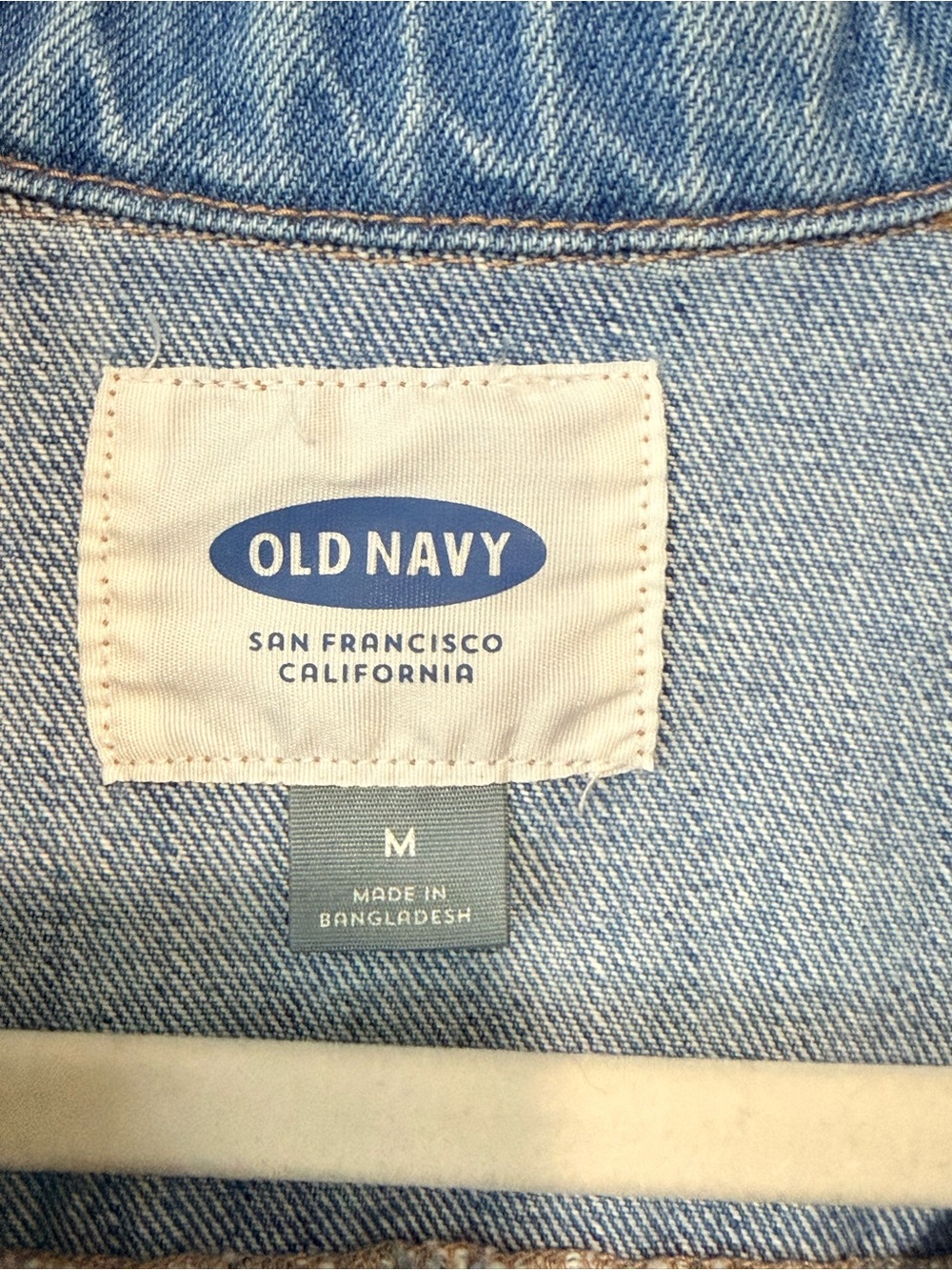 Old Navy Light Blue Denim Chore Jacket - Picture 3 of 3